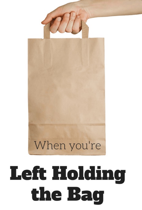 Holding the bag image