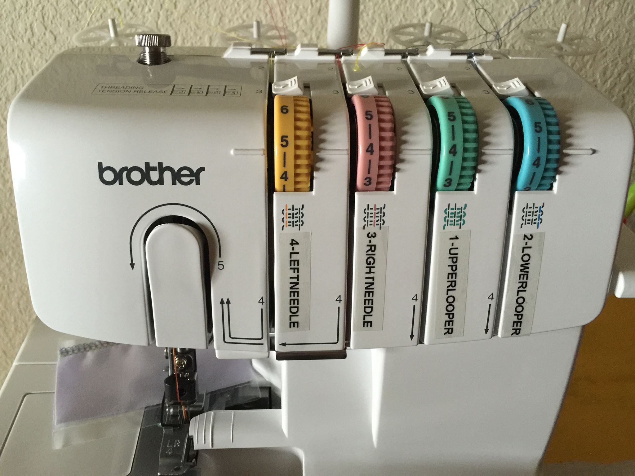 Front Tension Settings - Threading Order Labels