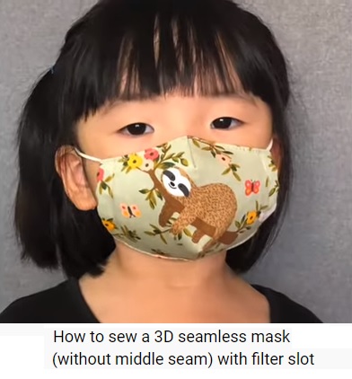 3d seamless mask image